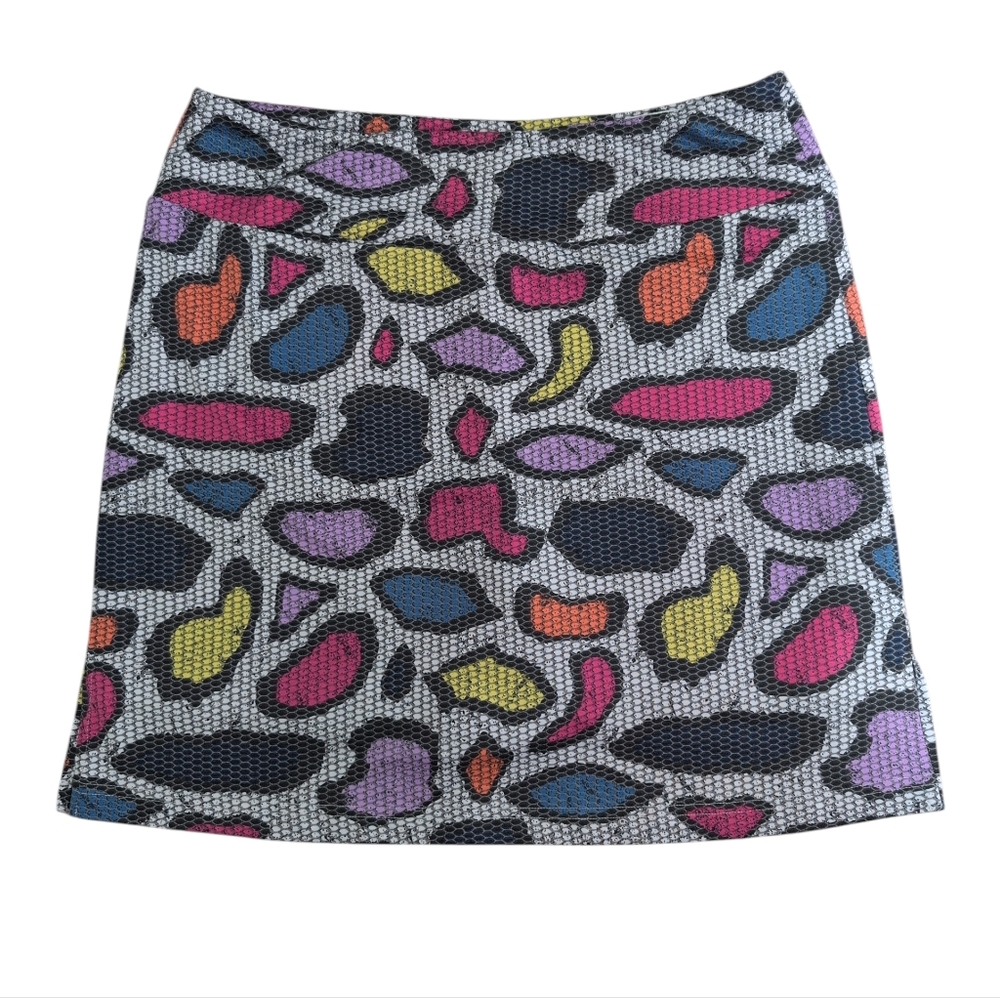 Women’s Multicolor Patterned Skort